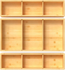  Adjustable 3 Individual Bamboo Drawer Organizer 