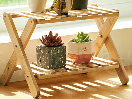 Foldable Bamboo Multi-Purpose Stand