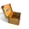 Rectangle Car Flip Cover Wooden Tissue Box 
