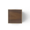 Customized Small Plain Walnut Wooden Lacquer Vintage Square Luxury Napkin Tissue Box