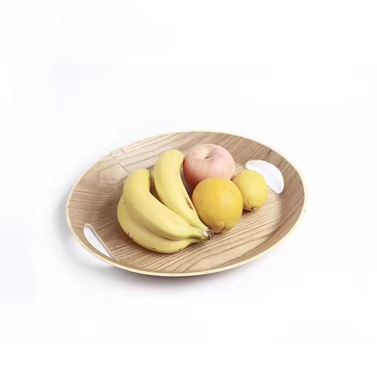 Custom Designed Willow Wooden Food Serving Tray