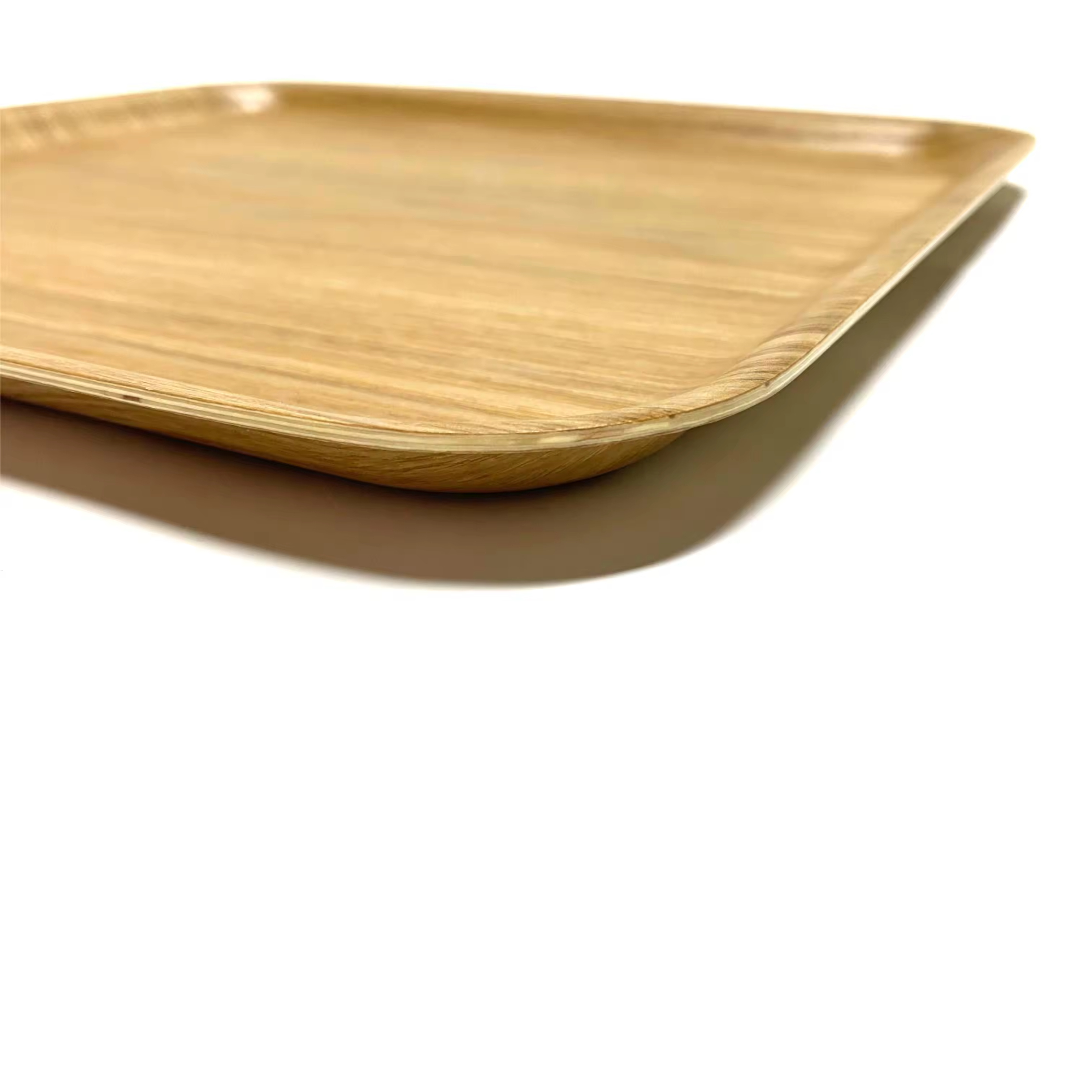 Nonslip Rectangular Floral Printing Fruit Serving Tray