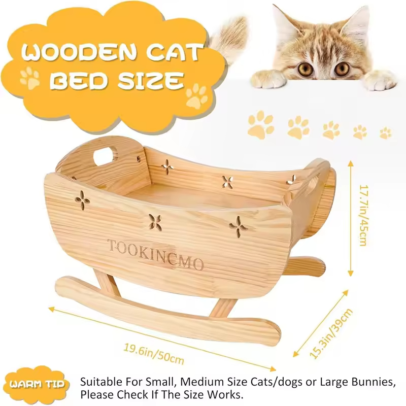 Customized Indoor Cat Bed Heavy-Duty Pet House with Animal Pattern