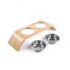 Pet Dining Table 2 Compartments Pet Feeders