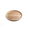 Willow Wooden Timber Wine Glass Round Beverage Serving Tray Dinnerware