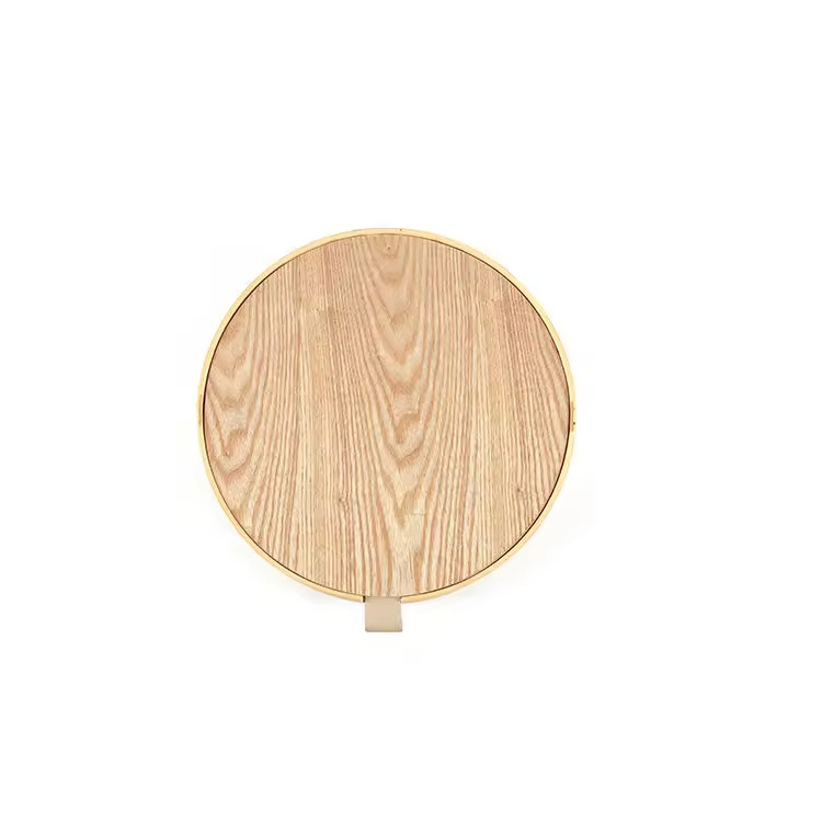 4 Slot Custom Logo Willow Walnut Wooden Bangle Watch Storage Jewelry Box With Mirror