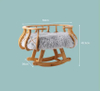 Bamboo Cat Bed Warm Wooden Nest House for Rest & Sleep