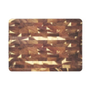 Walnut Wood End Grain Kitchen Cutting Board with Handle Extra Large Wood Chopping Blocks for Food Vegetable Cheese