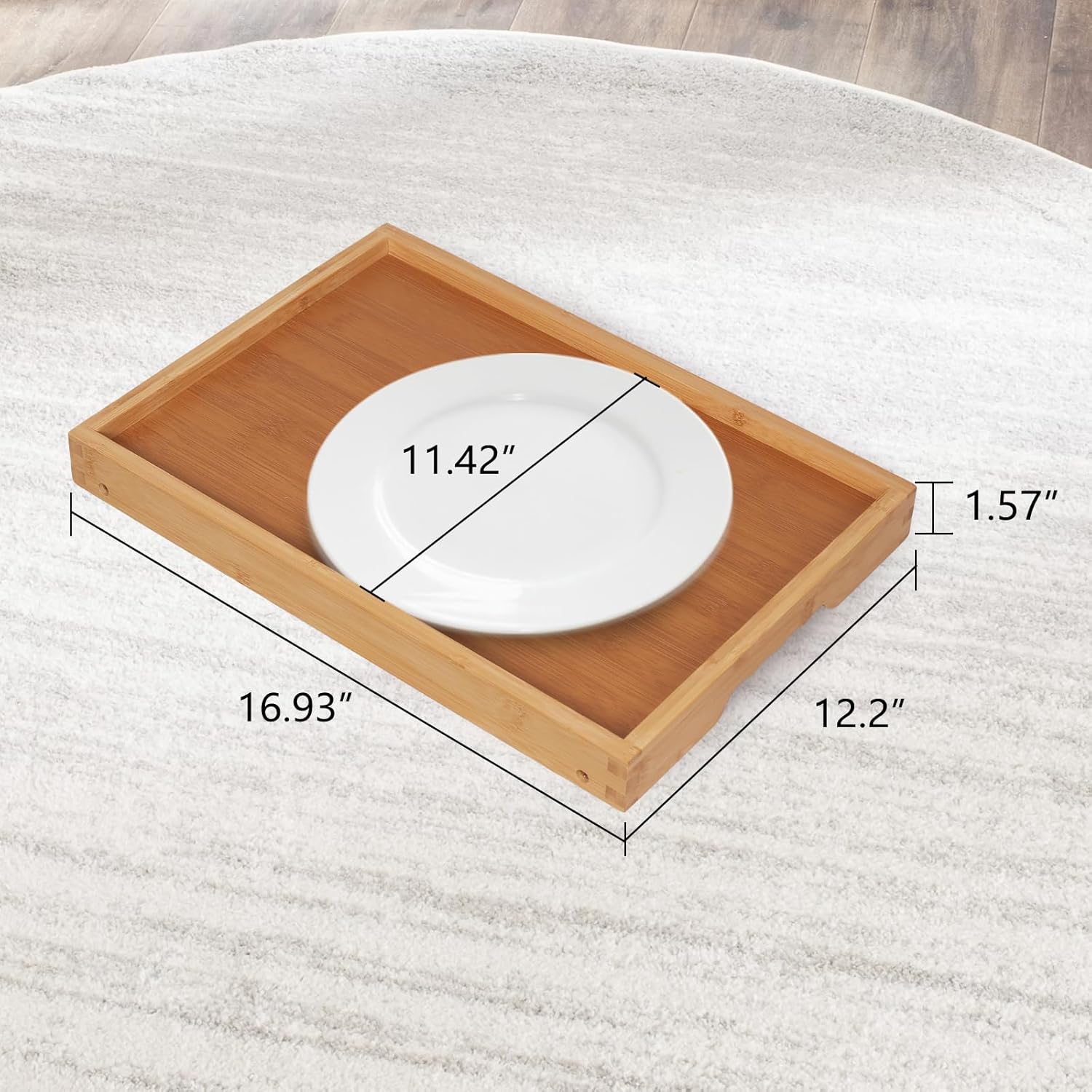 Bamboo Breakfast Serving Tray