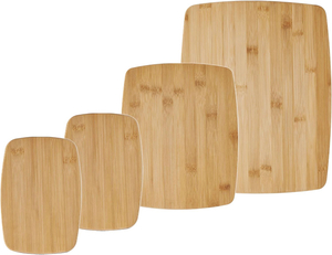 4-Piece Reversible Bamboo Cutting