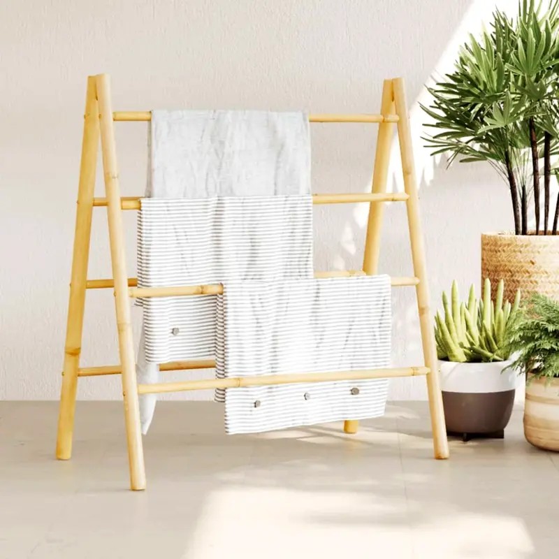Double Towel Ladder with 4 Rungs