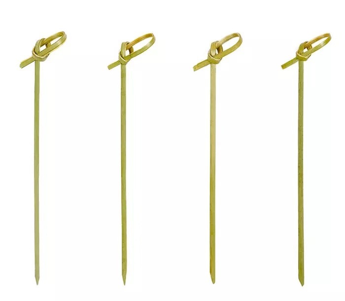 Bamboo Flower Design Fruit Picks