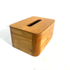 Rectangle Car Flip Cover Wooden Tissue Box 