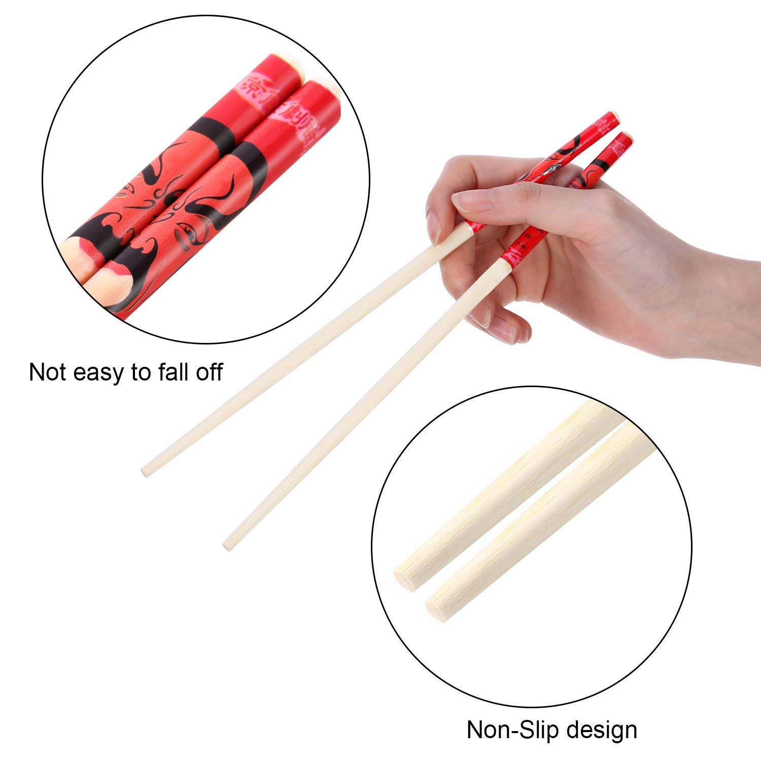 Bamboo Chopsticks with Elegant Silk Brocade Pouch