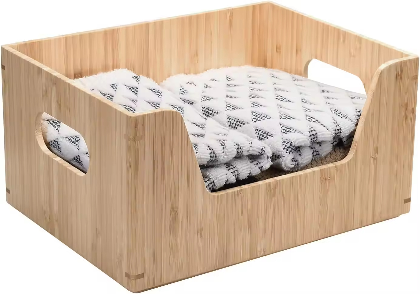 Modern Wood Crafts Box with Elegant Angel Pattern 