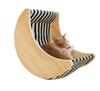 Powerful Suction Cup Cat Window Seat Indoor Cat Bed Perch with Striped Design