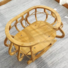 Bamboo Cat Bed Warm Wooden Nest House for Rest & Sleep