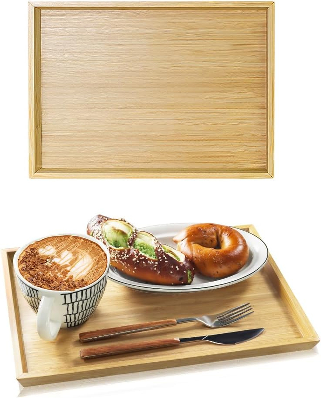 Rectangular Bamboo Serving Tray