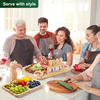 Bamboo Charcuterie Boards and Knife Set