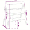 Double Towel Ladder with 4 Rungs