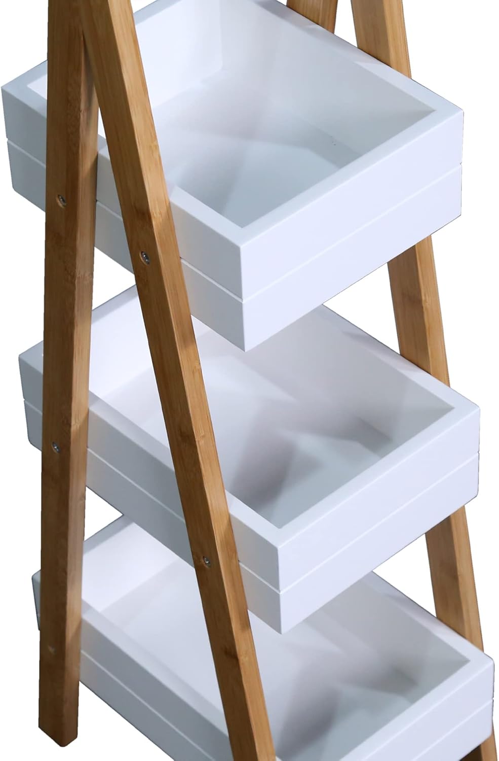 Popular 3-tier Wooden Shelf Rack Storage Bathroom Corner Shelf