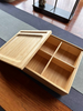 Bamboo Divided Snack Tray 