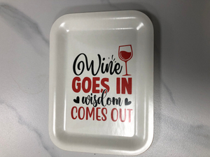 Rectangular Cusomized Printing Serving Tray
