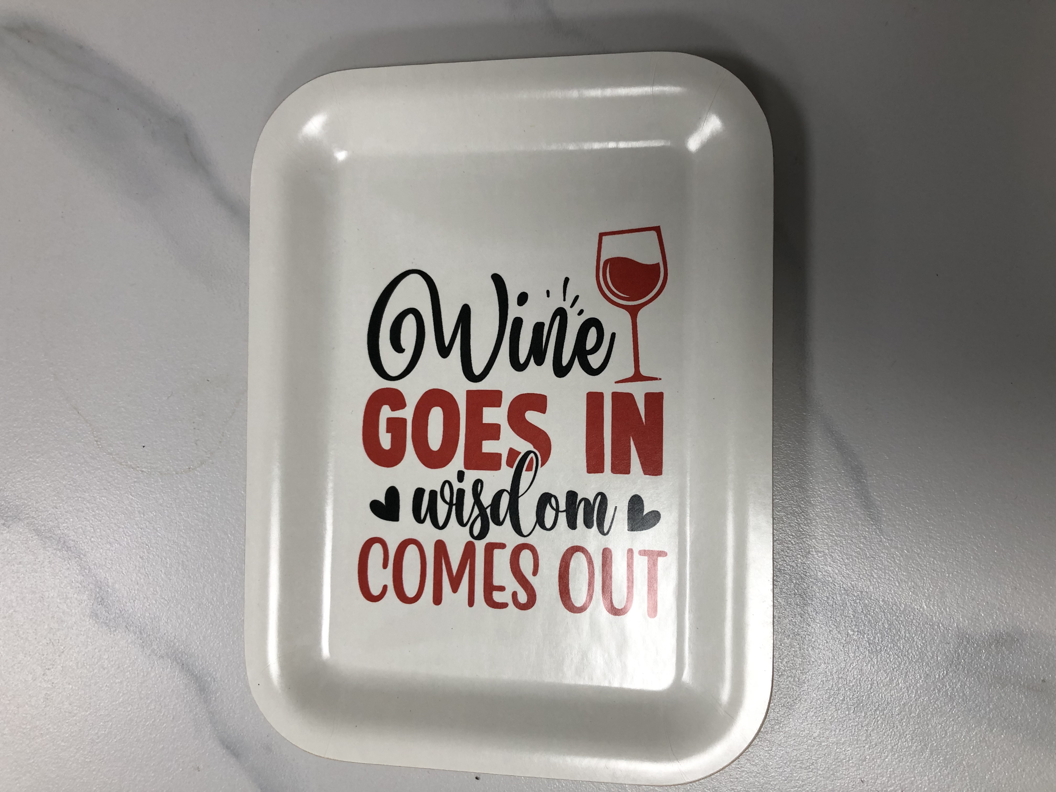 Rectangular Cusomized Printing Serving Tray