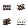 Fancy 3 Layers 12 Bottles Waving Willow Countertop Wine Rack