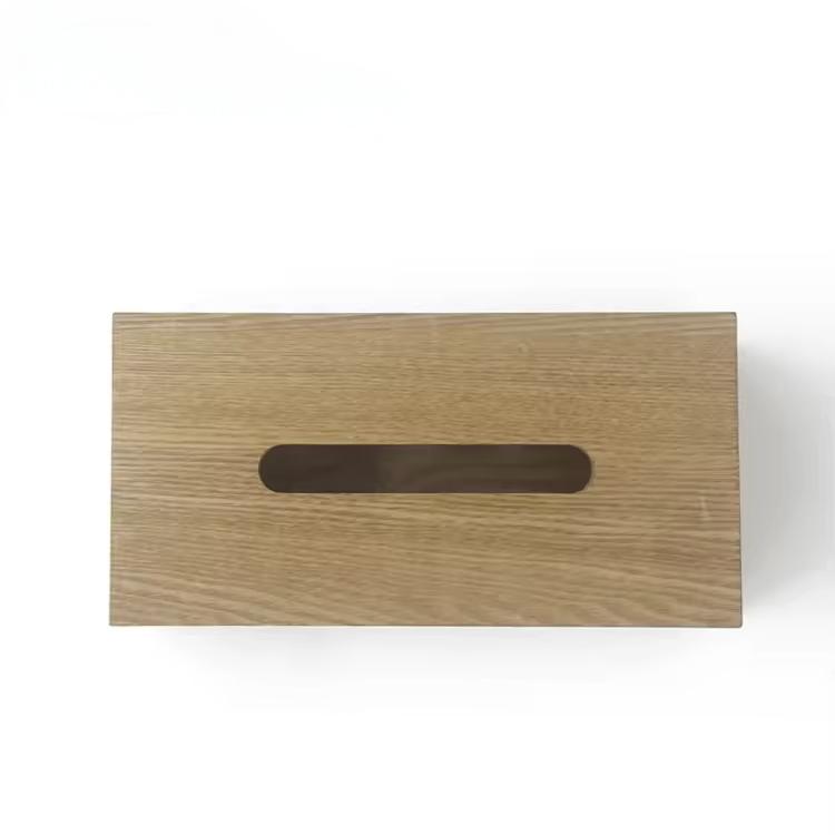 Wooden Dispenser Tissue Box Concise Napkin Holder for Restaurant