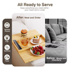 Bamboo Anti-Slip Sofa Arm Tray Table For Couch 