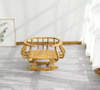Bamboo Cat Bed Warm Wooden Nest House for Rest & Sleep