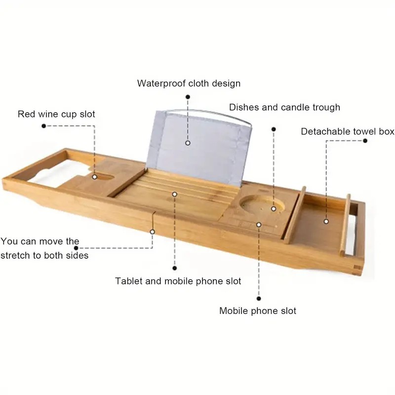Bamboo Bath Tray