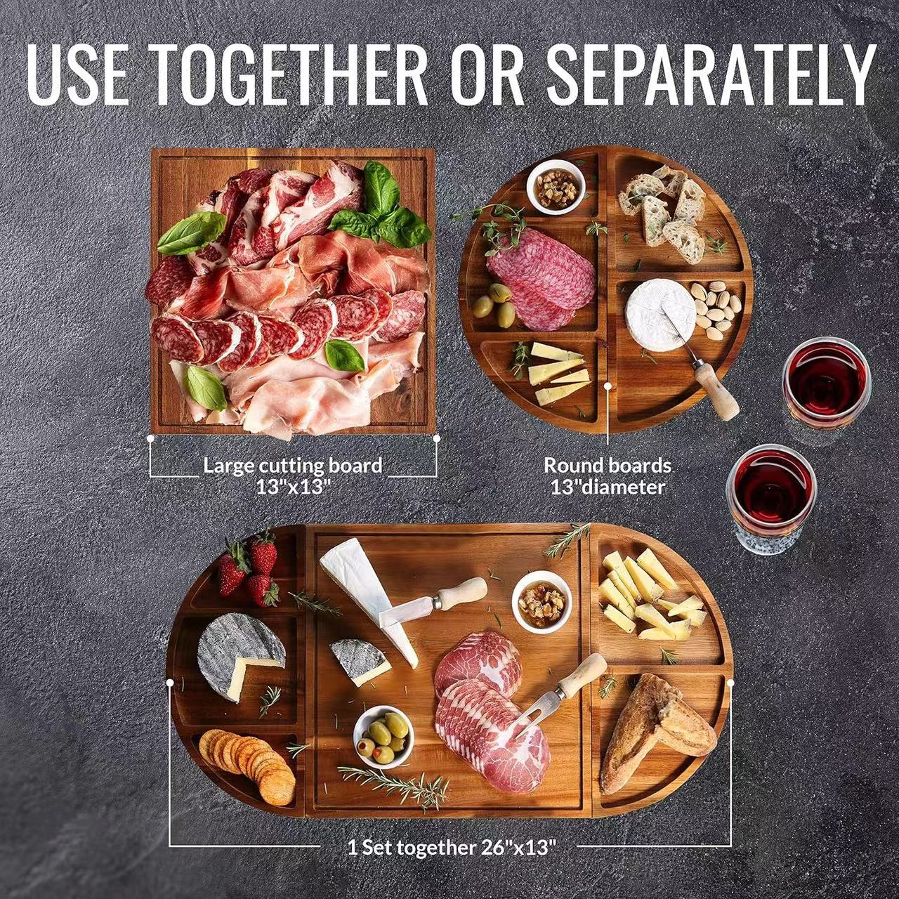Charcuterie Boards Large & Cheese Board 