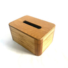 Rectangle Car Flip Cover Wooden Tissue Box 