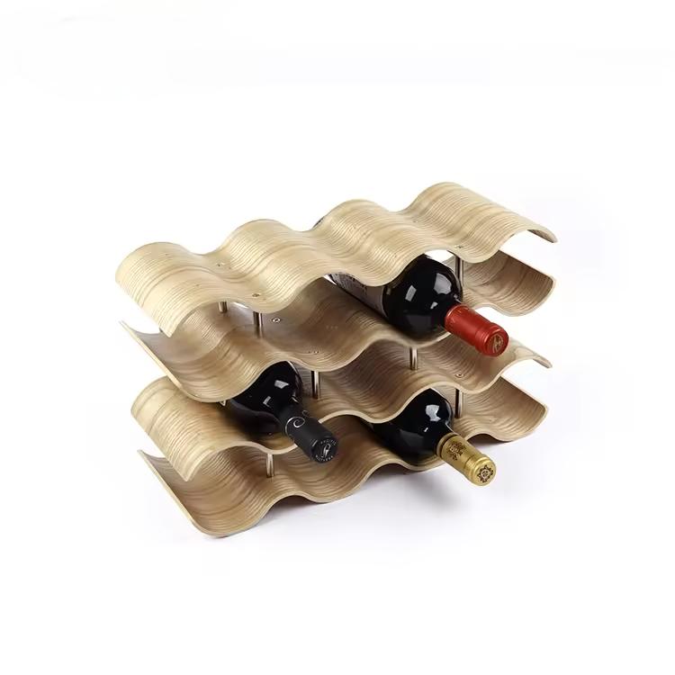 Wooden Wine Cabinet Display Homemade Barrel Wine Rack