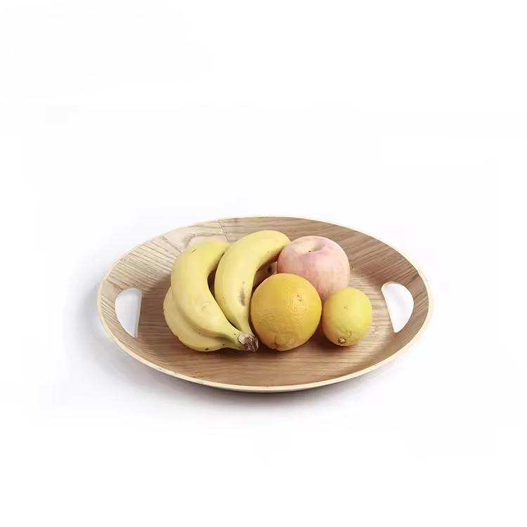 Custom Designed Willow Wooden Food Serving Tray