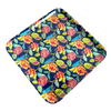 Nonslip Rectangular Floral Printing Fruit Serving Tray